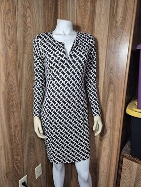 Diane Von Furstenberg Reina Silk Jersey Dress Sz 4